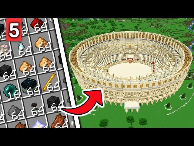 I Built The Roman Colosseum In Minecraft Hardcore