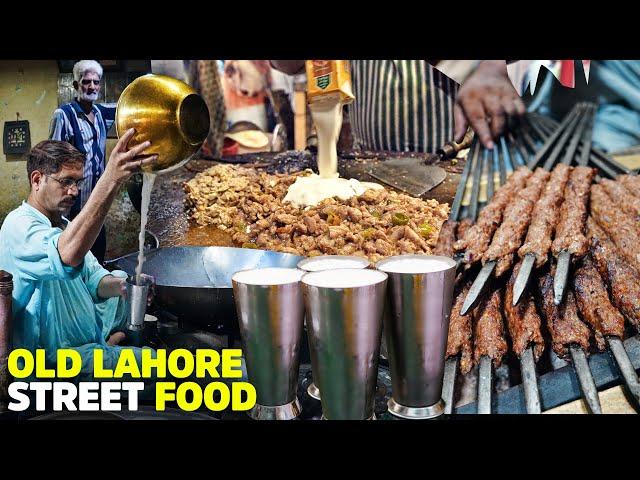 Old Lahore Street Food | Doodh Soda, Saeen Kabab, Punjab Tikka House | Bhati & Mochi Gate, Pakistan