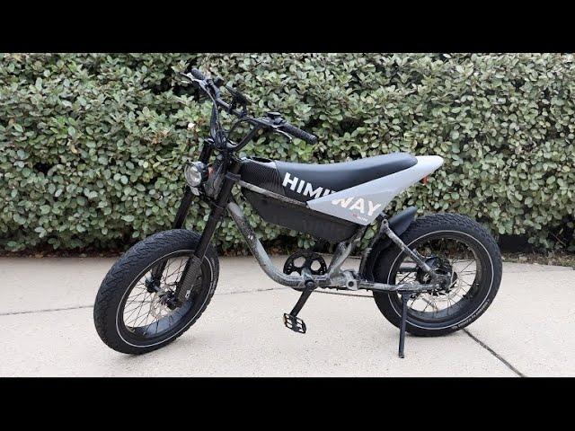 Himiway C5 Electric Motorbike 28MPH, and Full Suspension!