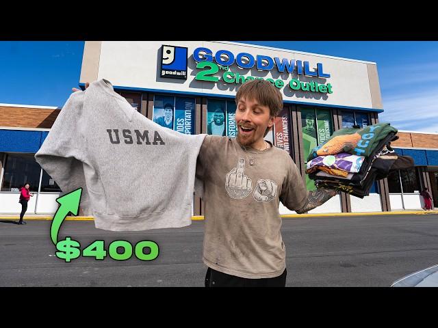 Thrifting For Vintage Clothes Across The Country! Come Thrift With Me!