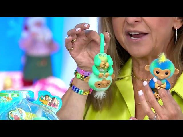 Fingerlings S/2 Poseable Robotic Monkeys with Personalities on QVC