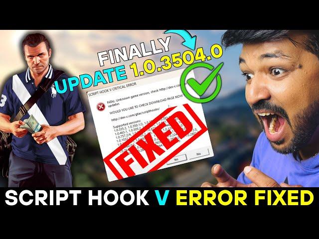How to FIX Script Hook V Critical Error In 2 MINUTES | 2025 (rockstar, epic, steam)