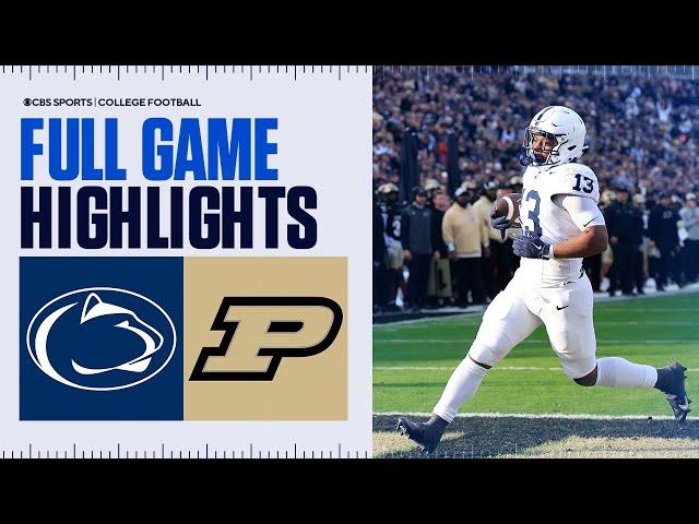 No. 4 Penn State vs Purdue: FULL GAME HIGHLIGHTS | Big Ten on CBS