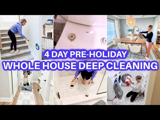  DAYS OF EXTREME WHOLE HOUSE CLEAN WITH ME | WHOLE HOUSE SPEED CLEANING MOTIVATION | HOUSE CLEANING