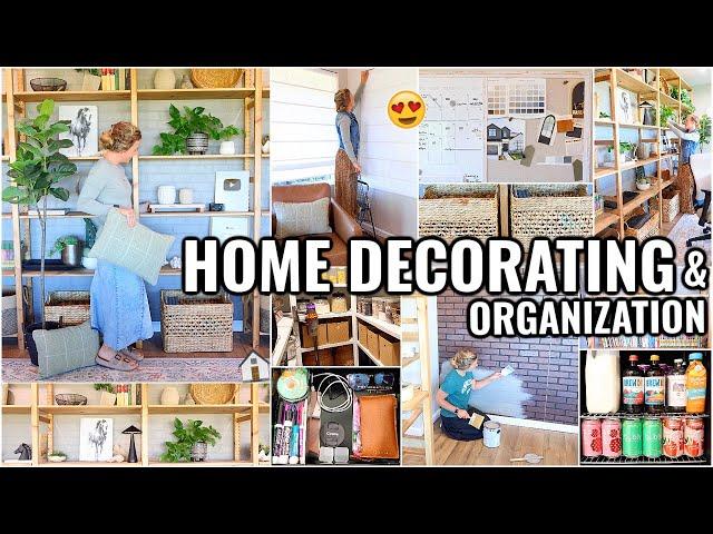 HOME DECORATING & ORGANIZATION IDEAS!! ORGANIZE WITH ME | DECLUTTERING AND ORGANIZING MOTIVATION