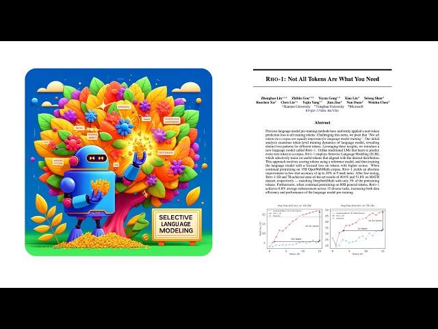 Rho-1: Not All Tokens Are What You Need -- NeurIPS 2024 Runner-Up (Paper Walkthrough)