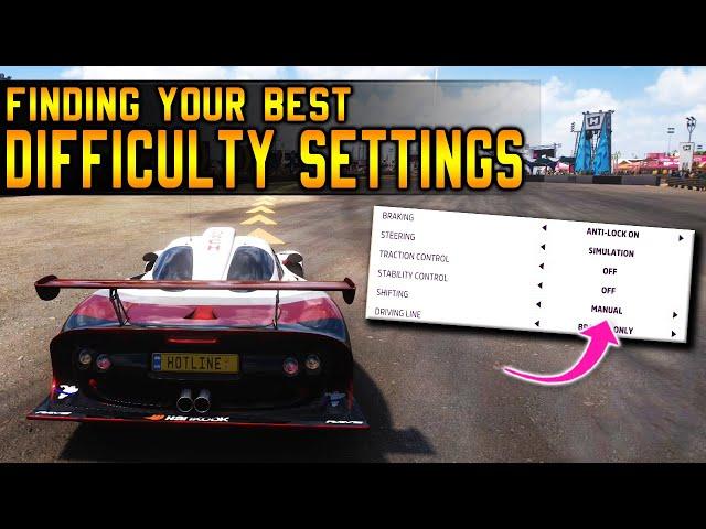 In Depth Difficulty Settings Guide (ABS, Manual vs Auto Shifting, TCR/STM...) | Forza Horizon 5