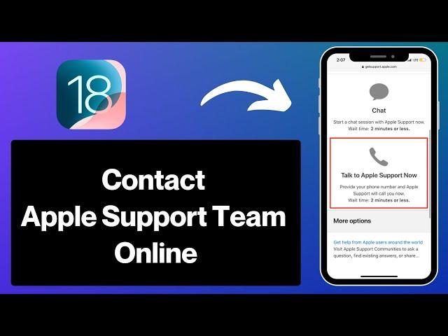 How To Contact Apple Support Online