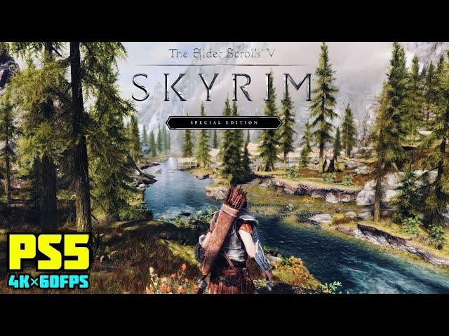 SKYRIM Special Edition PS5 Gameplay [4K 60FPS] Ultra Realistic Graphics 2022