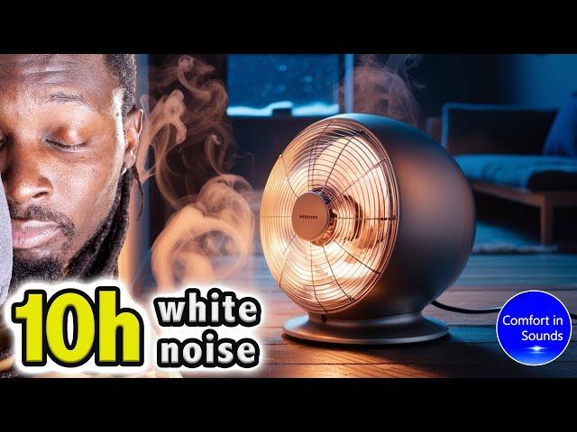 Relaxing Heater Noise to Sleep Deeply, Study or Focus | White Noise, Black Screen, NO ADS