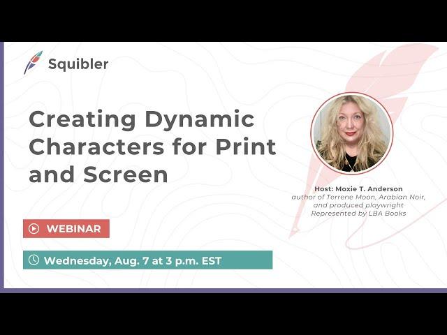 Creating Dynamic Characters for Print and Screen