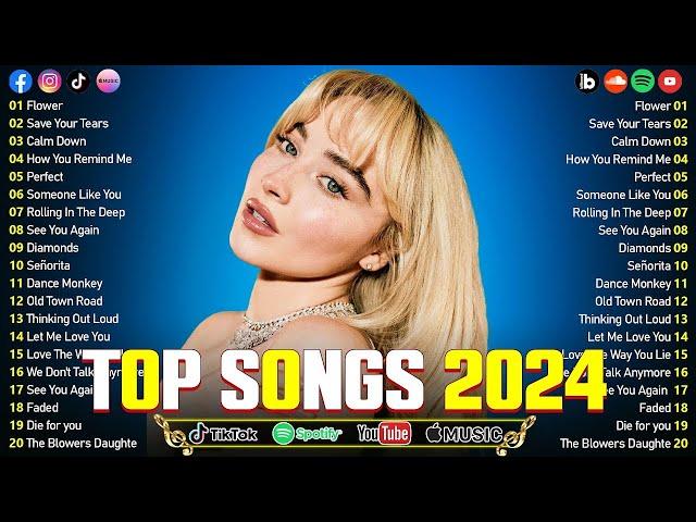 Billboard Pop Songs 2024 Playlist ~ Sabrina Carpenter, Adele, Ed Sheeran, The Weeknd, Taylor Swift