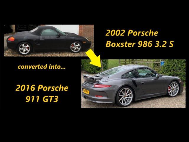 Porsche Boxster to Porsche 911 GT3 in 60 Seconds!