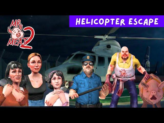 Mr meat 2 helicopter escape #mr #horrorgaming