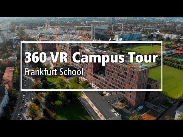 360 Virtual Reality Campus Tour 5K | German | Frankfurt School