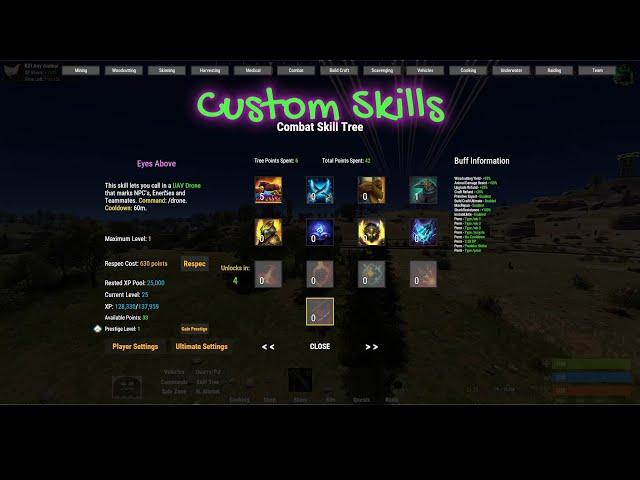 Custom Server Skills Explained | Tutorial |