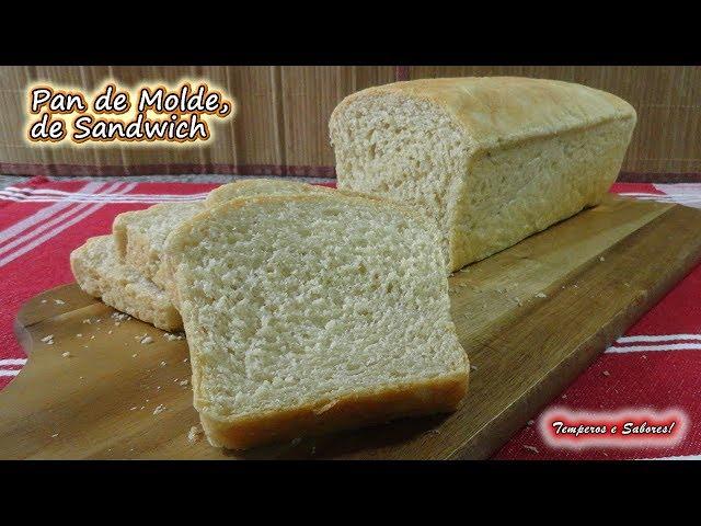 PAN DE MOLDE PAN DE SANDWICH, te enseño una técnica fácil para que quede perfecto