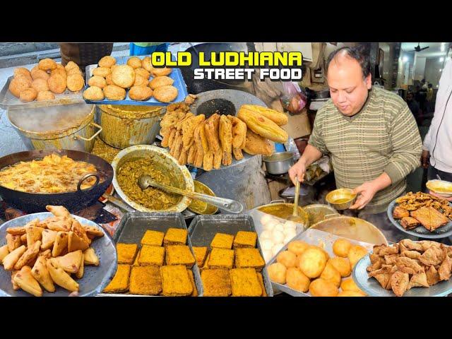 Best BREAKFAST UNDER 50/- | Kachori, Aloo Puri, Pakode | Punjabi Street Food | Ludhiana Food Tour