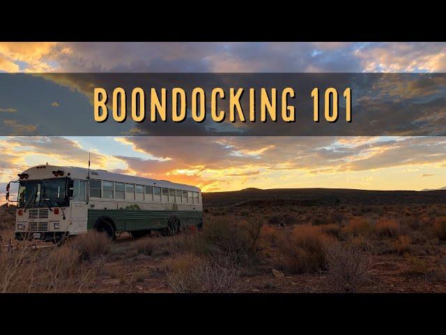 Boondocking 101 - It's Easier Than You Think | RV Miles