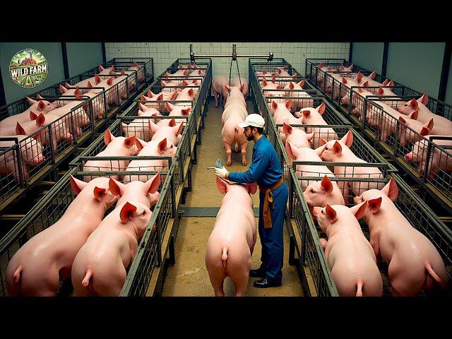 Unveiling the Secret: How Chinese Farmers Raise Millions of Pigs Efficiently | Farming Documentary