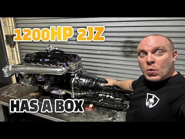 Building a 1200HP 2JZ Supra | Installing the 8HP Gearbox!