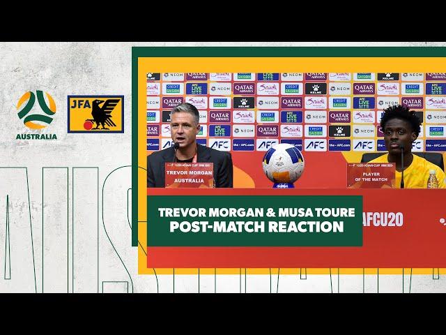 Trevor Morgan & Musa Toure | Post-Match #AUSvJPN Reaction | AFC U20 Asian Cup China 2025