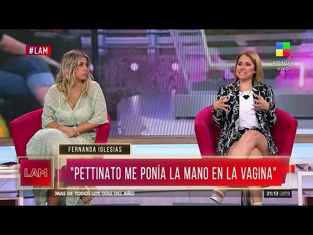 El fuerte testimonio de Fernanda Iglesias sobre Roberto Pettinato: "Me acosaba"