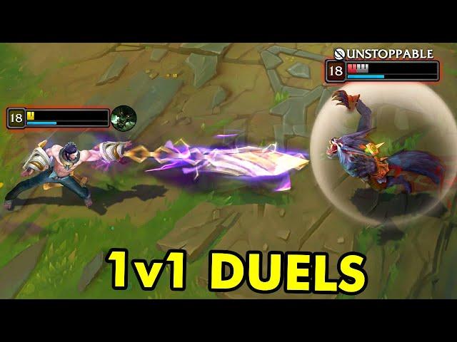 40 ANIME 1v1 DUELS IN LEAGUE OF LEGENDS