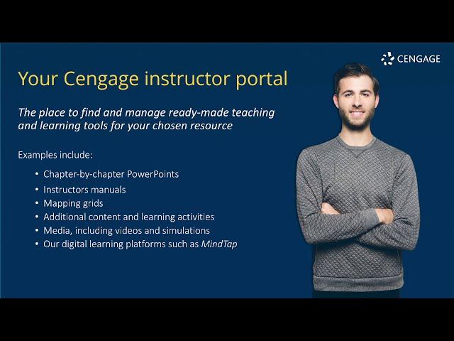 Cengage instructor portal guide