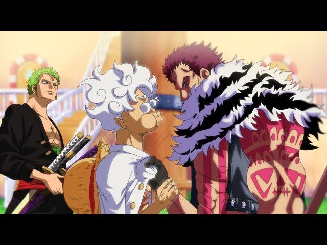 The best battle in One Piece Yonko Luffy Gear 5 VS Katakuri | Anime One Piece Recaped