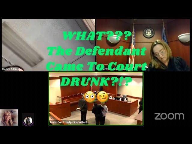 The Defendant Came To Court DRUNK?!?