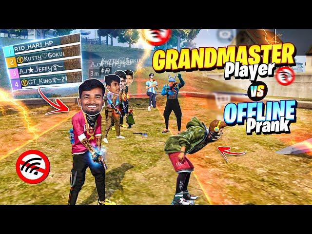 Offline Prank Gone Wrong For Cs Ranked Grandmaster Players.!! || GTKING,HARI,AJ,KG