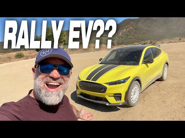 The Mach-E Rally Moves Better On Dirt Than The 911 Dakar (Great on the Street Too!) - TheSmokingTire