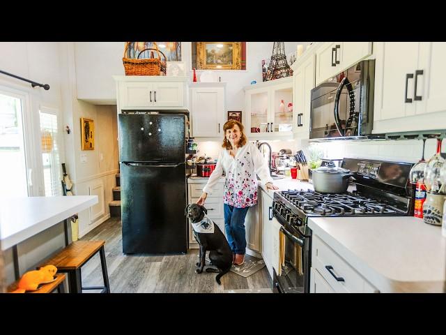 Downsizing and Thriving: Her Stunning Tiny House w/ Ground Floor Bedroom