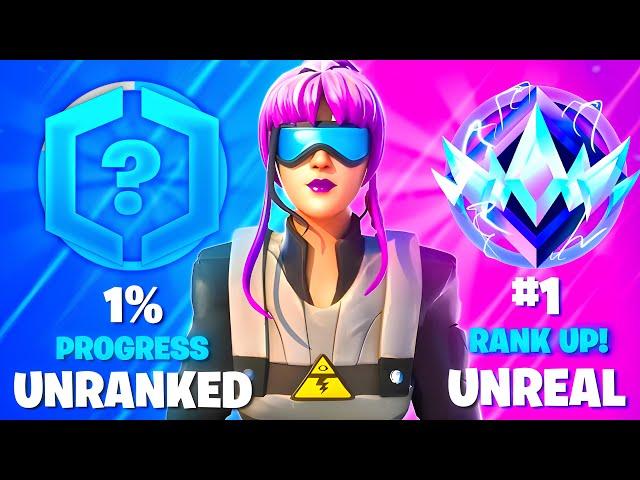 Unranked To Unreal WORLD RECORD Speedrun (Fortnite Ranked)