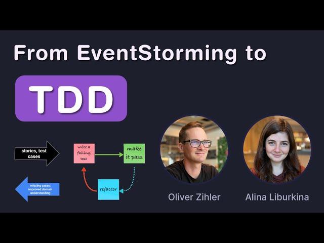 From EventStorming to TDD (Oliver Zihler & Alina Liburkina)