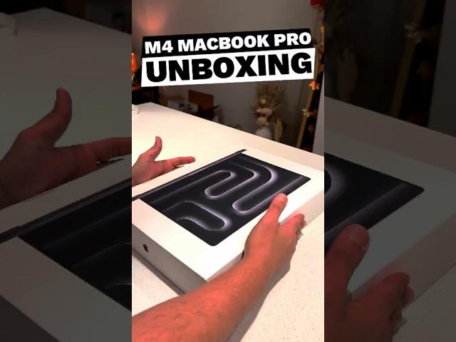 UNBOXING THE NEW M4 MACBOOK PRO 16INCH: BEAST!!! #macbook #macbookpro #apple #tech #laptop #vlog