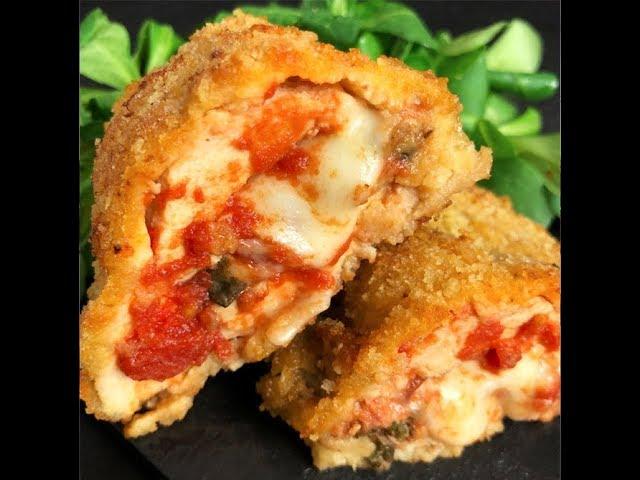 Pollo ripieno alla parmigiana [ricetta facile by Al.ta.Cucina]