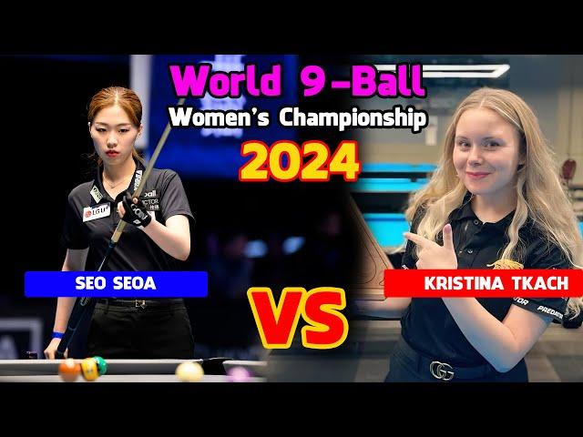 HIGHLIGHTS | Seo Seoa vs Kristina Tkach | World 9-Ball Women's Championship #highlightbilliardstv