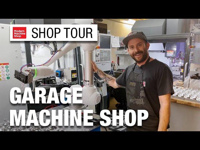 Prototype Machining from a Garage Shop with Metal Parts Machine | Machine Shop Tour