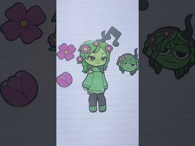 비네리아 스프런키 스티커 옷입히기 #paperdiy #stickerbook #diy