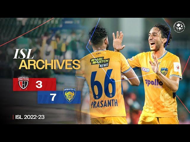 ISL Archives | NorthEast United FC 3-7 Chennaiyin FC