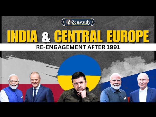 PM Modi's visit to Ukraine - Poland| India's engagement in Central Europe| #mains2024 | #ir |#GS2