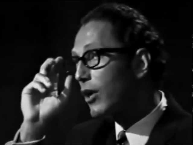 Tom Lehrer - Smut - LIVE FILM From Copenhagen in 1967