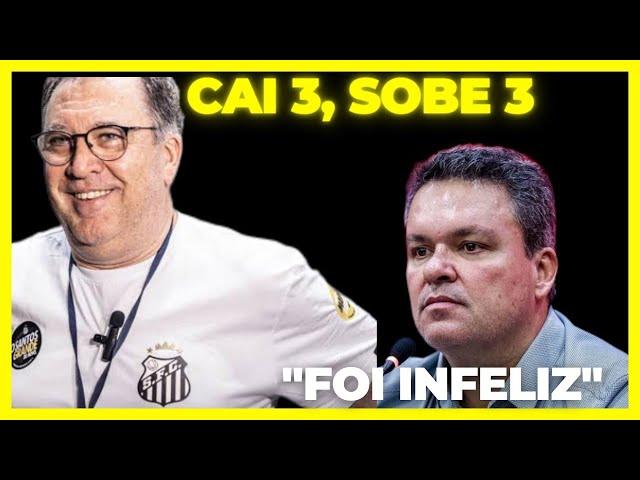 Presidente do Atlético Goianiense REBATEU Marcelo Teixeira do Santos.