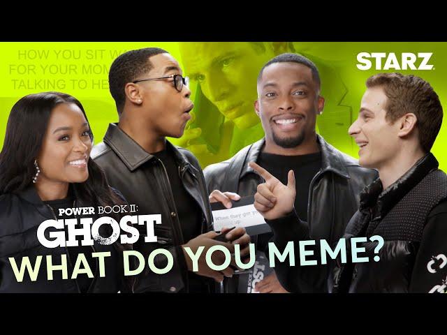 Power Book II: Ghost | Cast Plays 'What Do You Meme' | Season 4