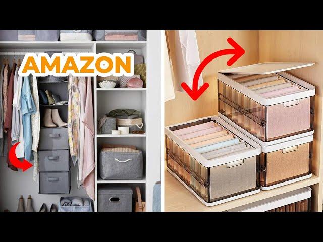 21 Essential AMAZON Closet Organization Items for 2024 That Truly Work / Small Closet Organizers