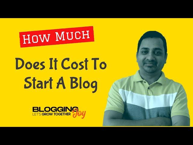 How Much Does It Cost To Start A Blog in 2020 (Beginners Guide To Create A WordPress Blog)