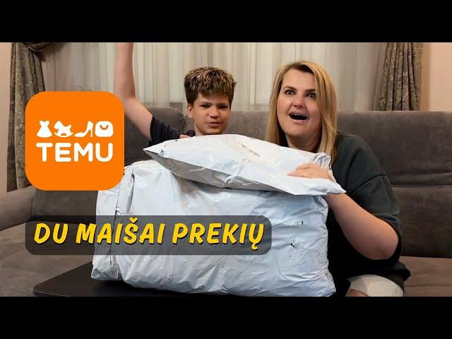 ATVYKO TEMU PREKĖS!. IŠPAKAVIMAS IR APŽIŪRA. Мūsų pirmasis TEMU Mega Haul.