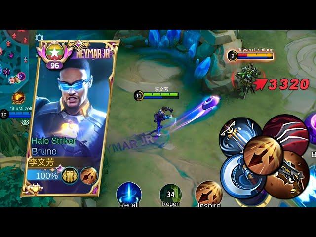 Bruno Best Build 2023 - Bruno Gameplay 2023 ~ MLBB